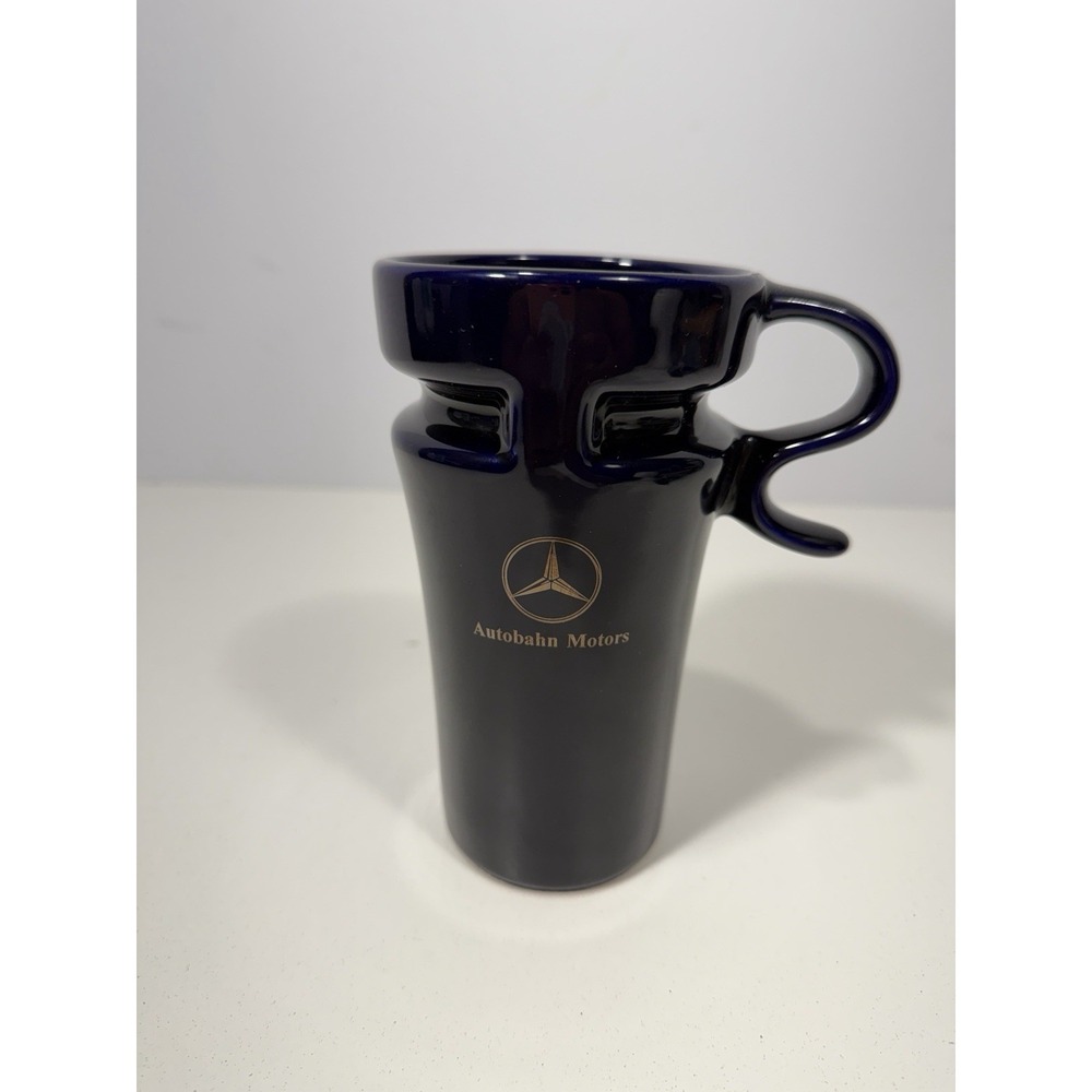 Mercedes Benz Autobahn Motors Large Cup-mug Purple Rare